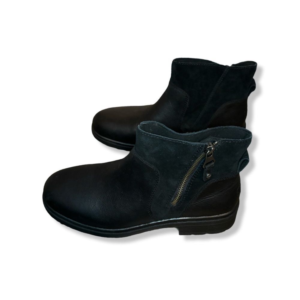 UGG | Harrison Zip Suede and Leather Boot | Size 10 - Picture 4 of 5